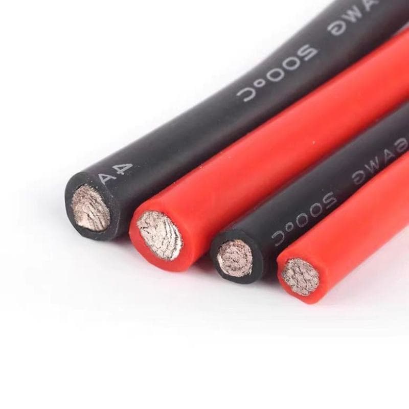 7AWG 10mm High Flexible Tinned Copper Silicone Wire image 1