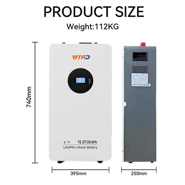 WTHD 15kWh 48V 314Ah LiFePO4 Battery Pack image 2