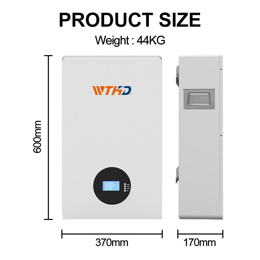 WTHD 5kWh 25.6V 200Ah LiFePO4 Battery Pack image 1